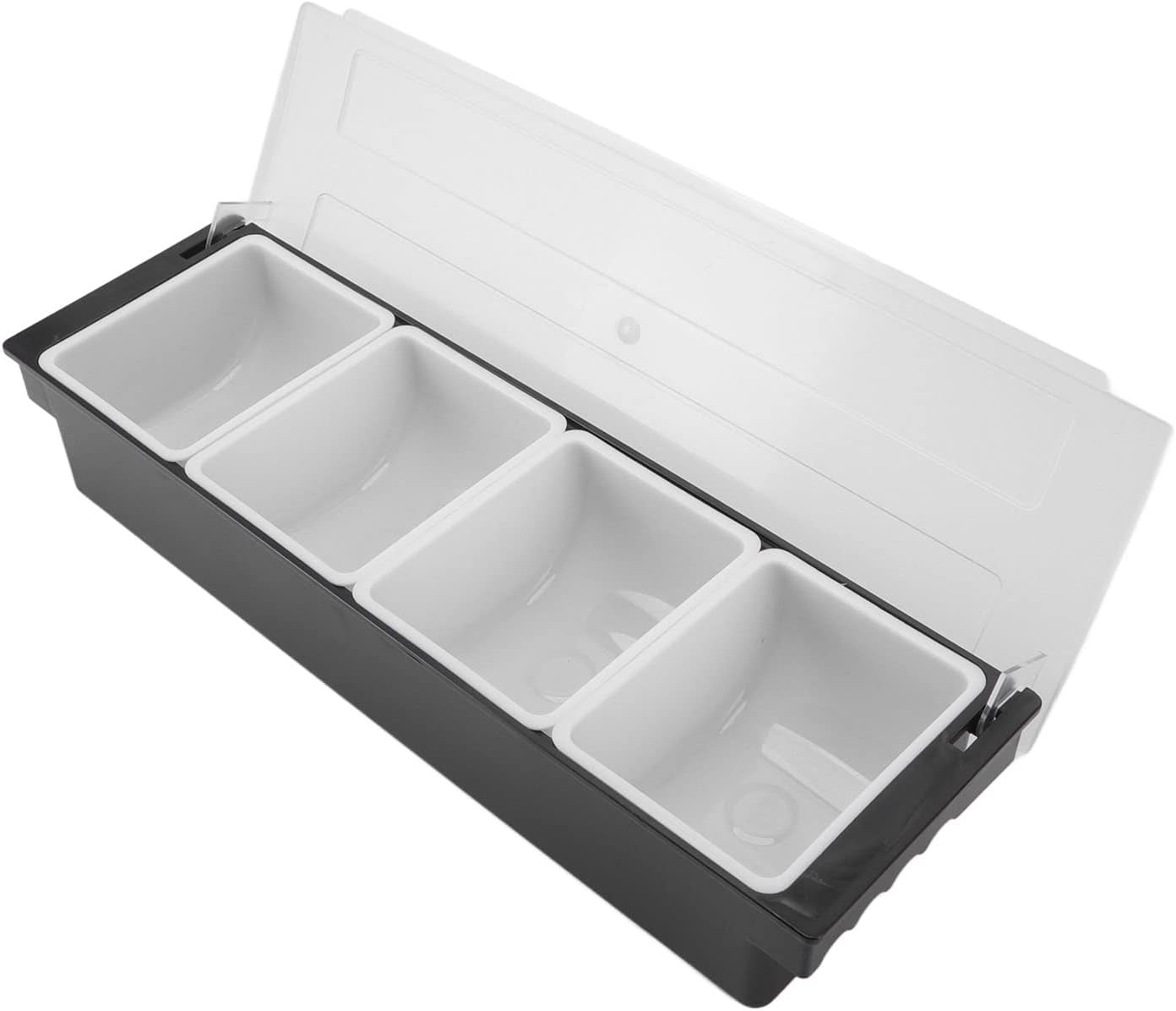 Gewürzbox Mit Transparentem Deckel, Abnehmbares Design Für Obst, Gemüse, Soßen, Kaffeebohnen