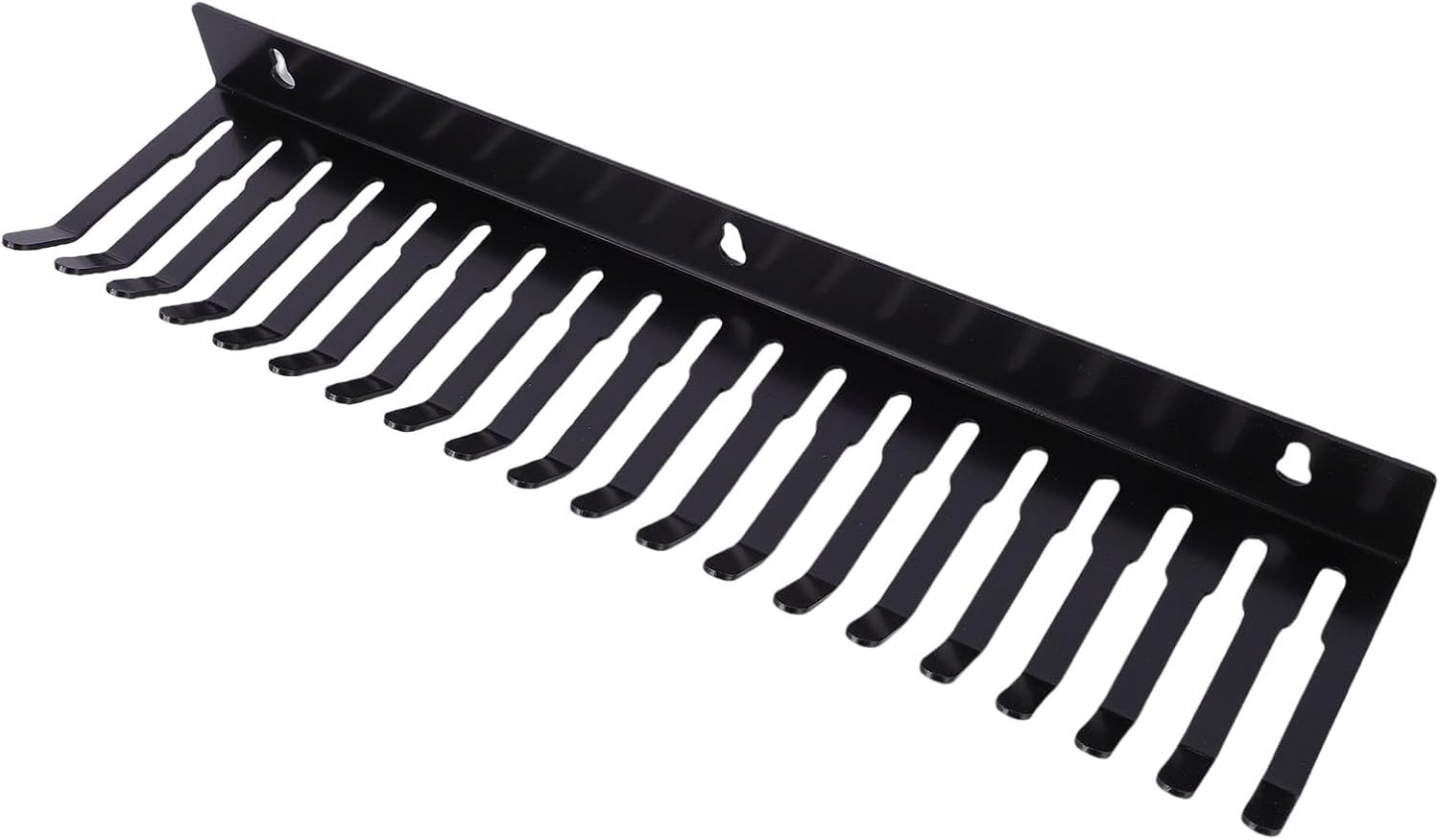 Wandmontierter Kabelorganizer Aus Kohlenstoffstahl Mit 5,5-mm- Und 9-mm-schlitzen Für Das Kabelmanagement In Garage, Studio Und Lagerhalle