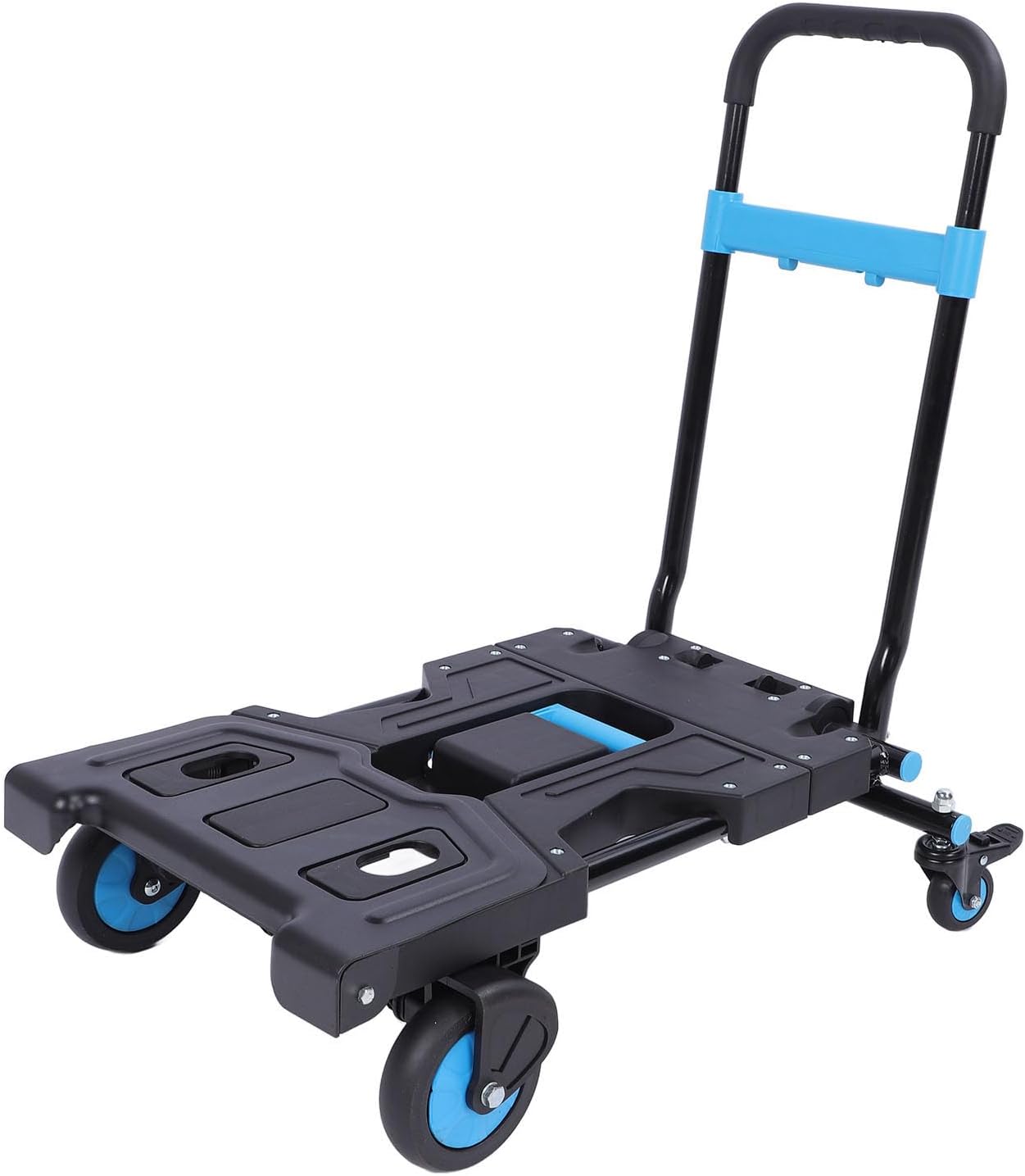 Tragbarer, Faltbarer Einkaufswagen Mit Hoher Tragkraft (150 Kg) Für Camping, Outdoor-einkäufe Und Supermärkte.