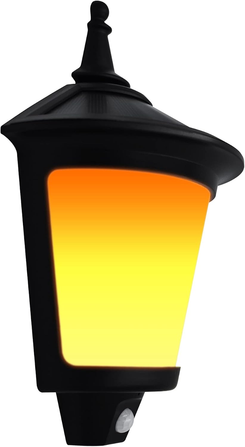 Solarbetriebene Led-sicherheitsleuchte Mit Doppelsensor