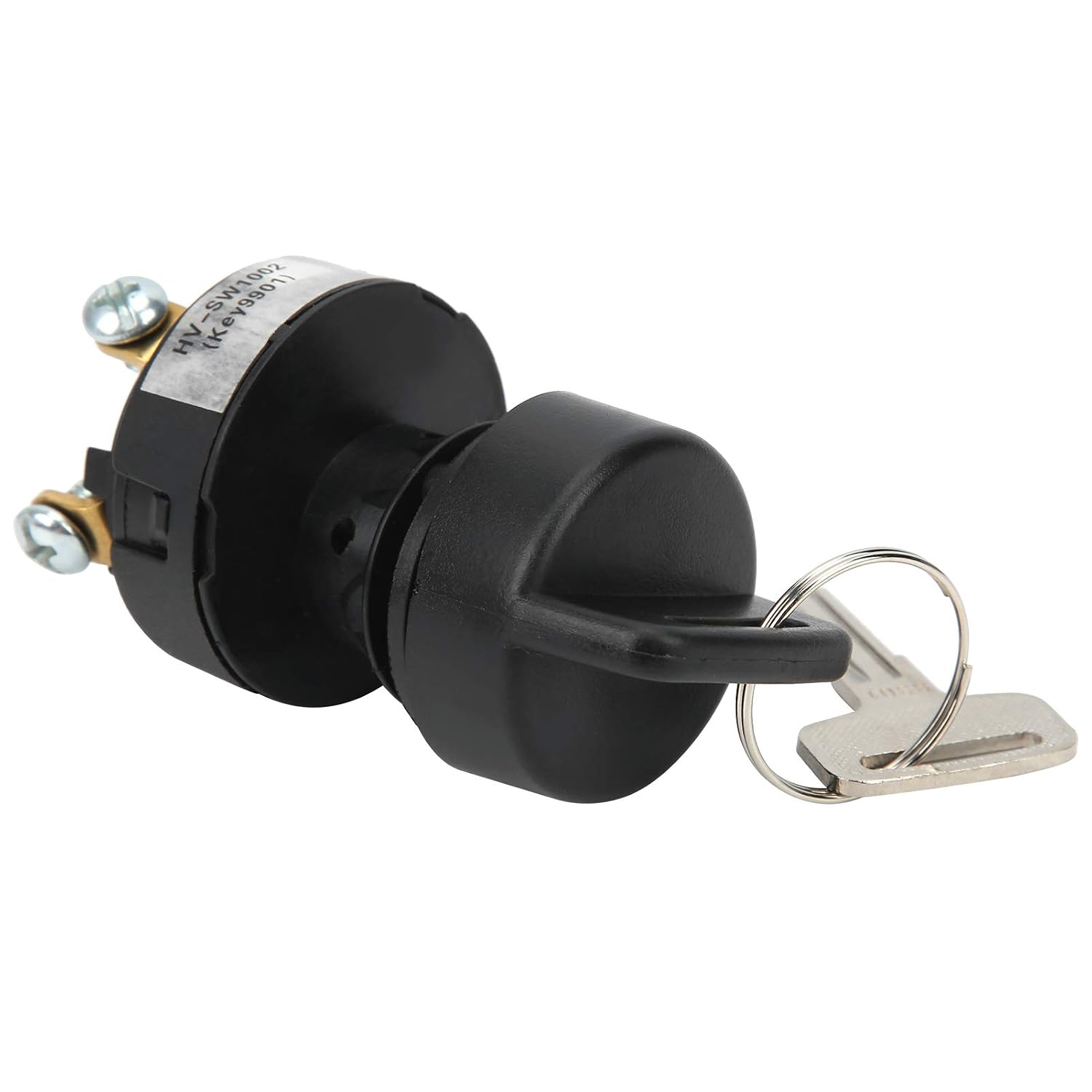 3-positionen-schlüsselschalter, Abs-messing-schütz 12 V Dc 20 A