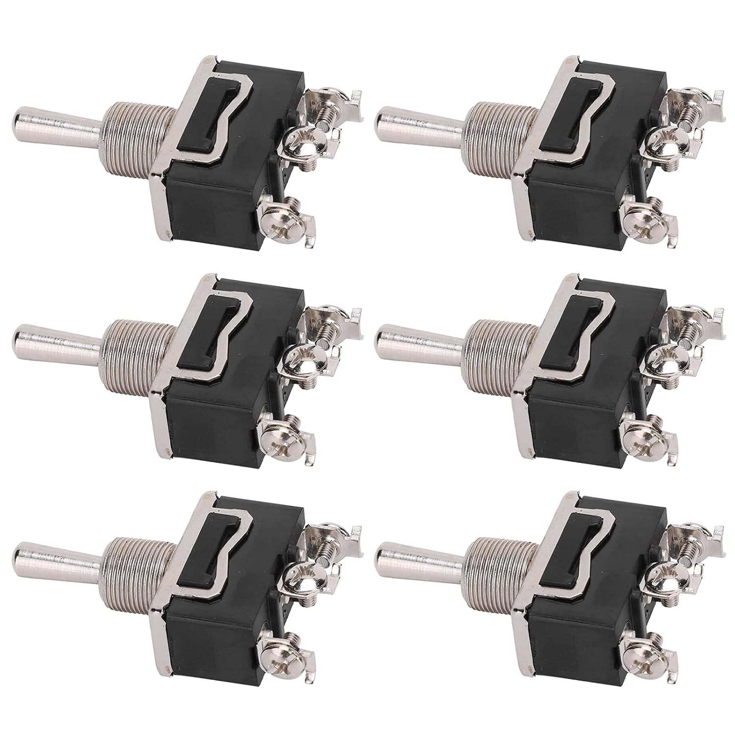 20 Stück Mini-3-stufiger Wippschalter, 15 A 250 V Ac 3