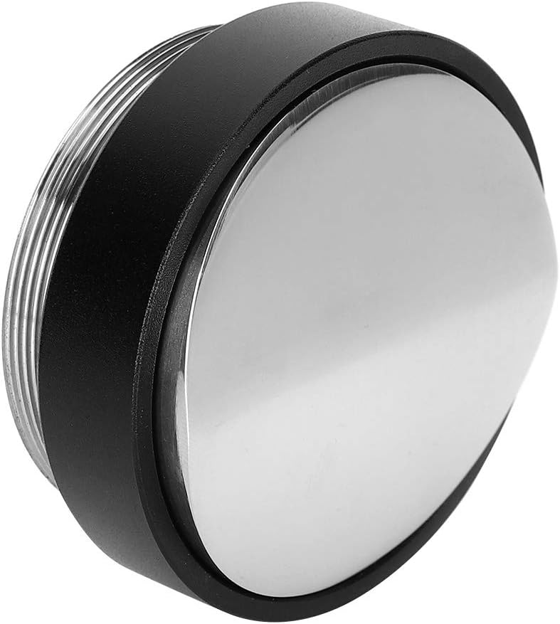 Kaffeetamper Aus Schwarzem Edelstahl, 58 Mm, Hochglanzpoliert