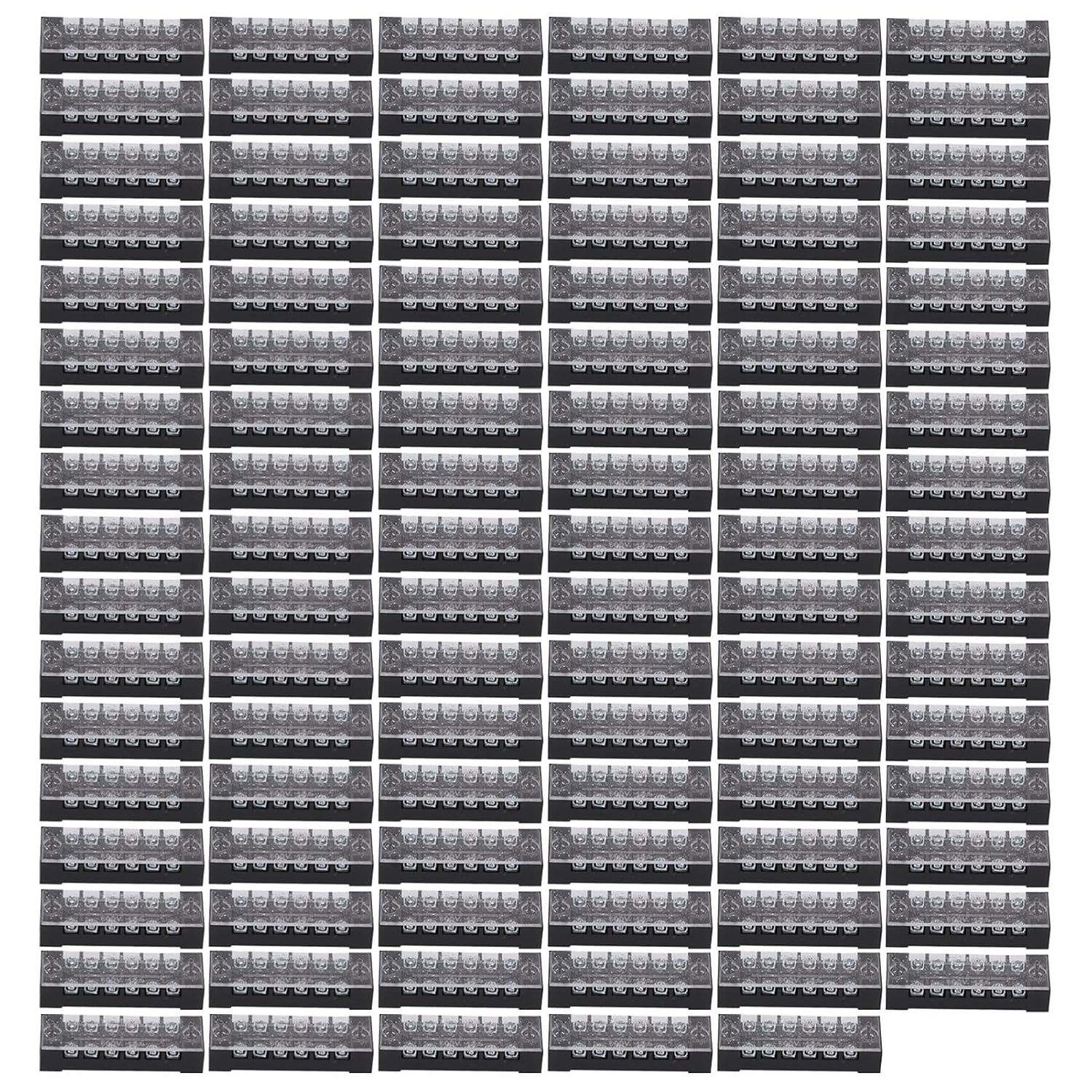 6-poliger Klemmenblock, Zweireihig, Set Mit 100 Stück