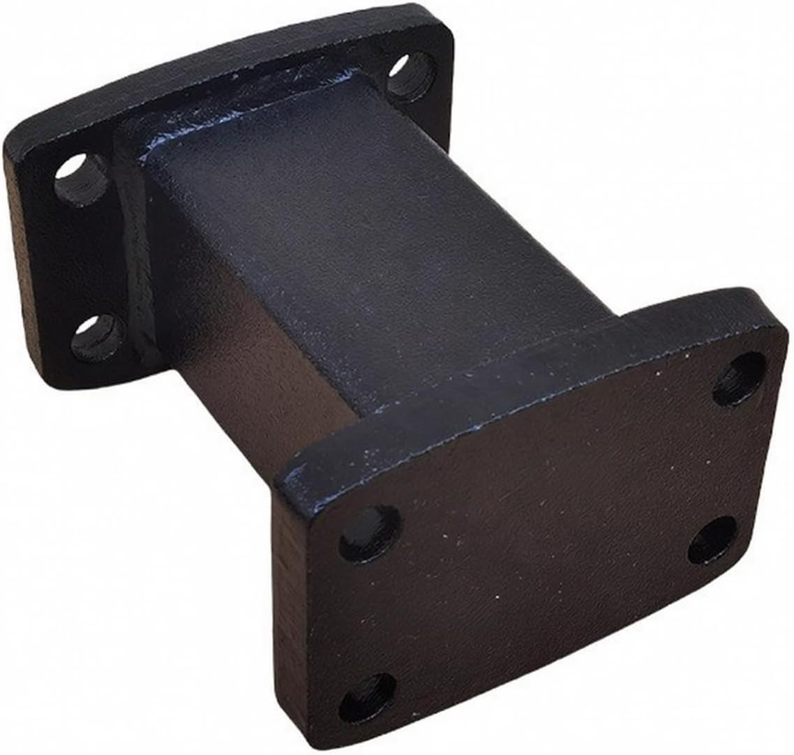 Anhängerkupplungs-verlängerungsadapter, Strukturierte Schwarze Oberfläche, Robuste Metallkonstruktion, Zum Abschleppen