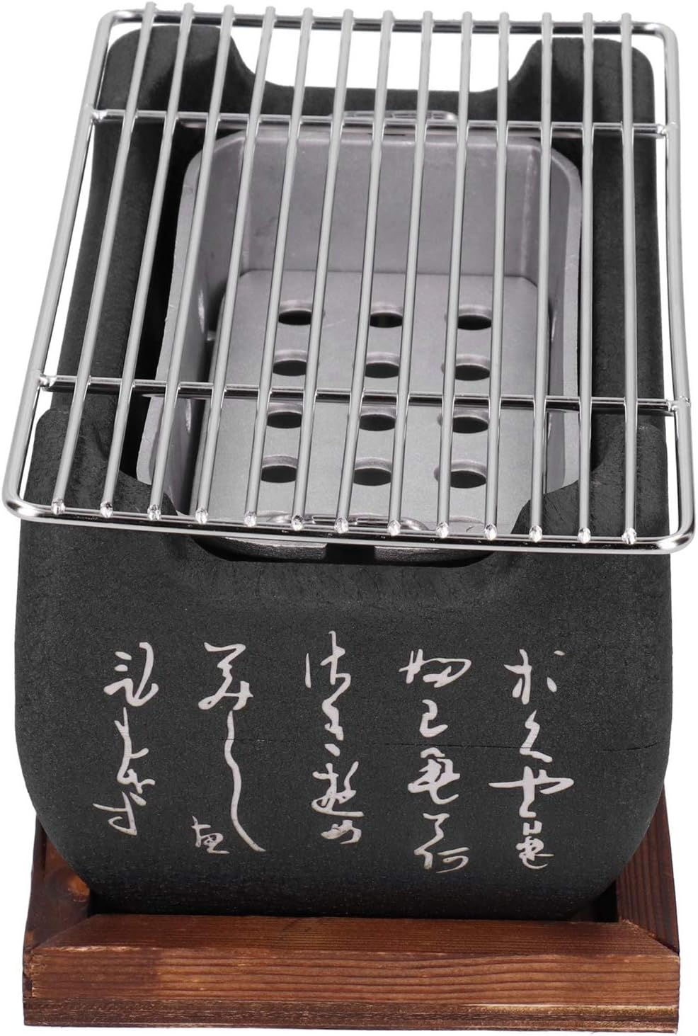 Leichter Japanischer Taschen-holzkohlegrill Aus Aluminiumlegierung