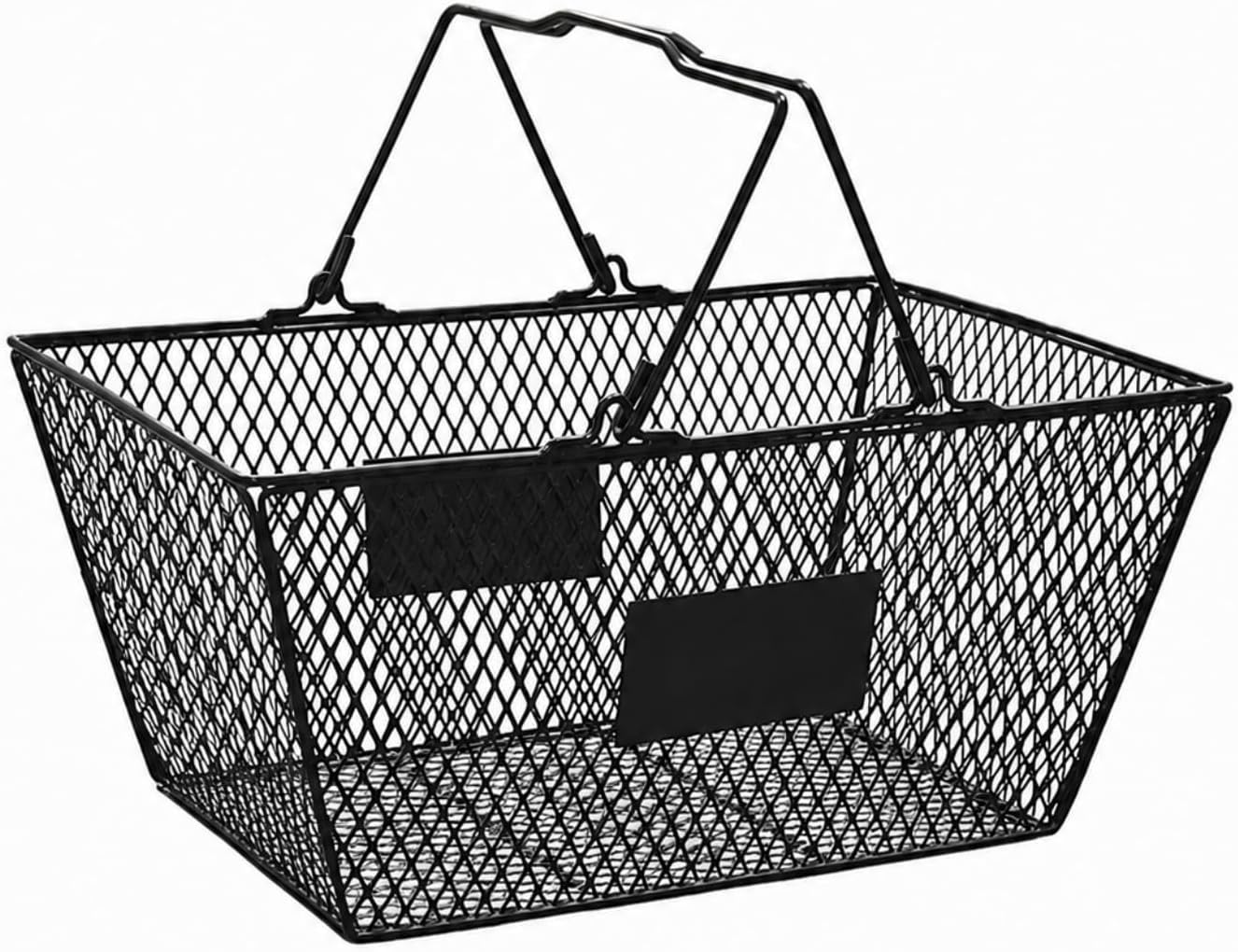 Ergonomischer Aufbewahrungskorb Aus Metall, Schwarz