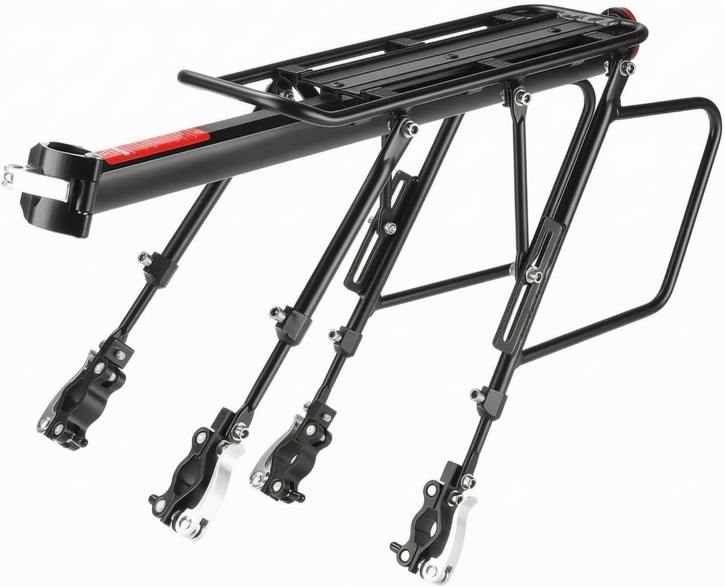 Verstellbarer Gepäckträger Aus Aluminiumlegierung, Robust, Mit Schnellbefestigung, Für Stadtfahrer Und Pendler.
