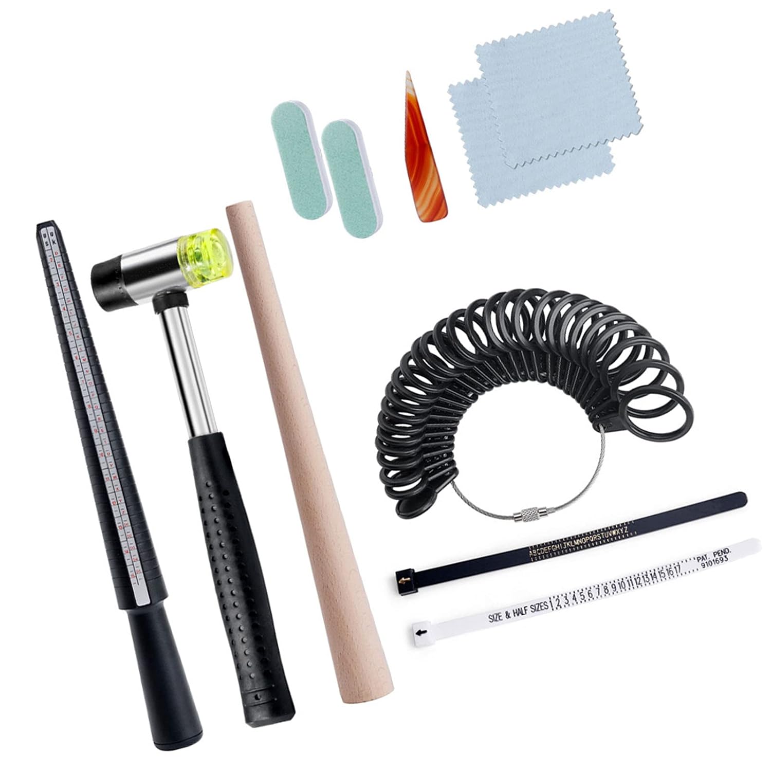 11-teiliges Universelles Ringgrößen-messwerkzeug-set