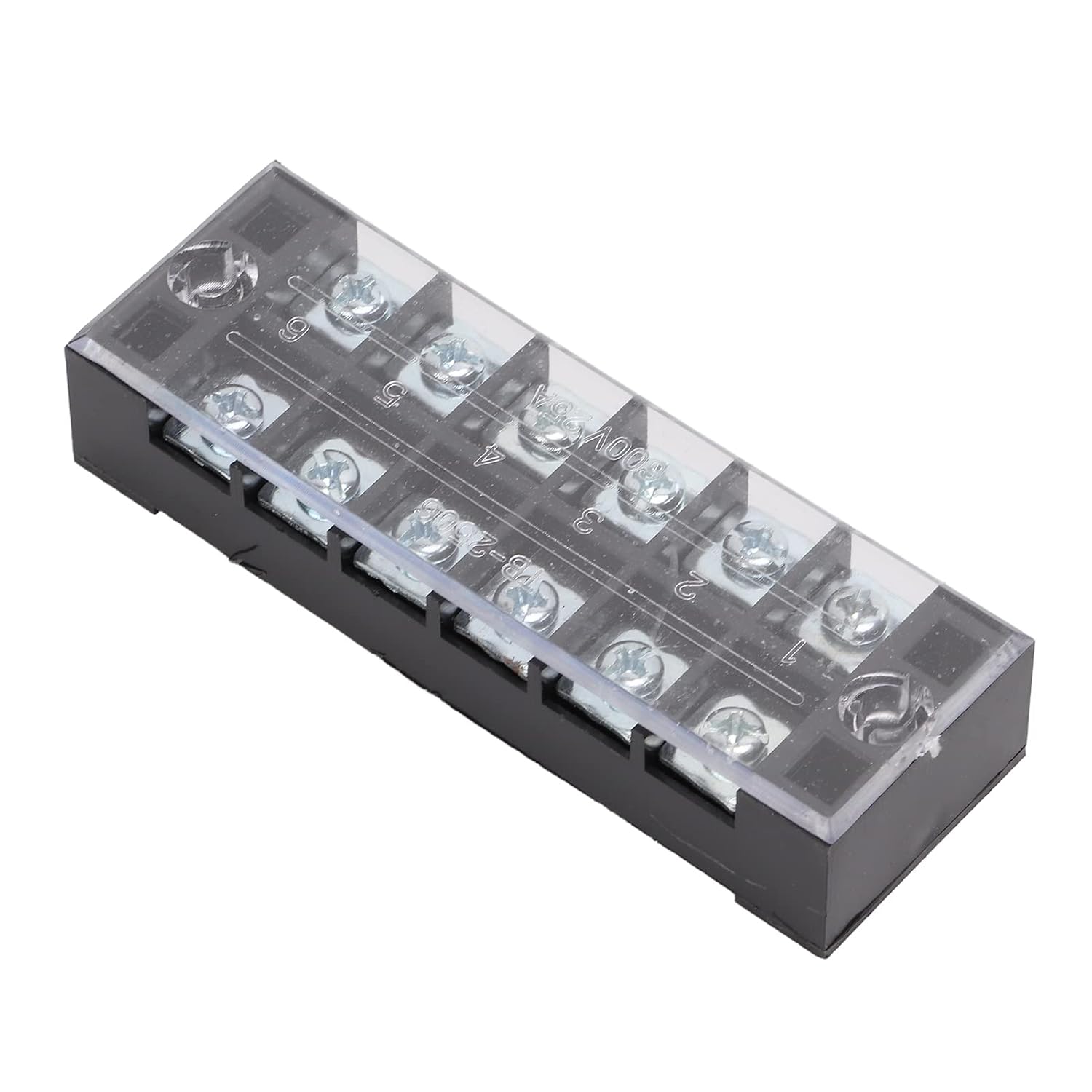 50er-pack Klemmenblock, 25 A 600 V, Abs-gehäuse