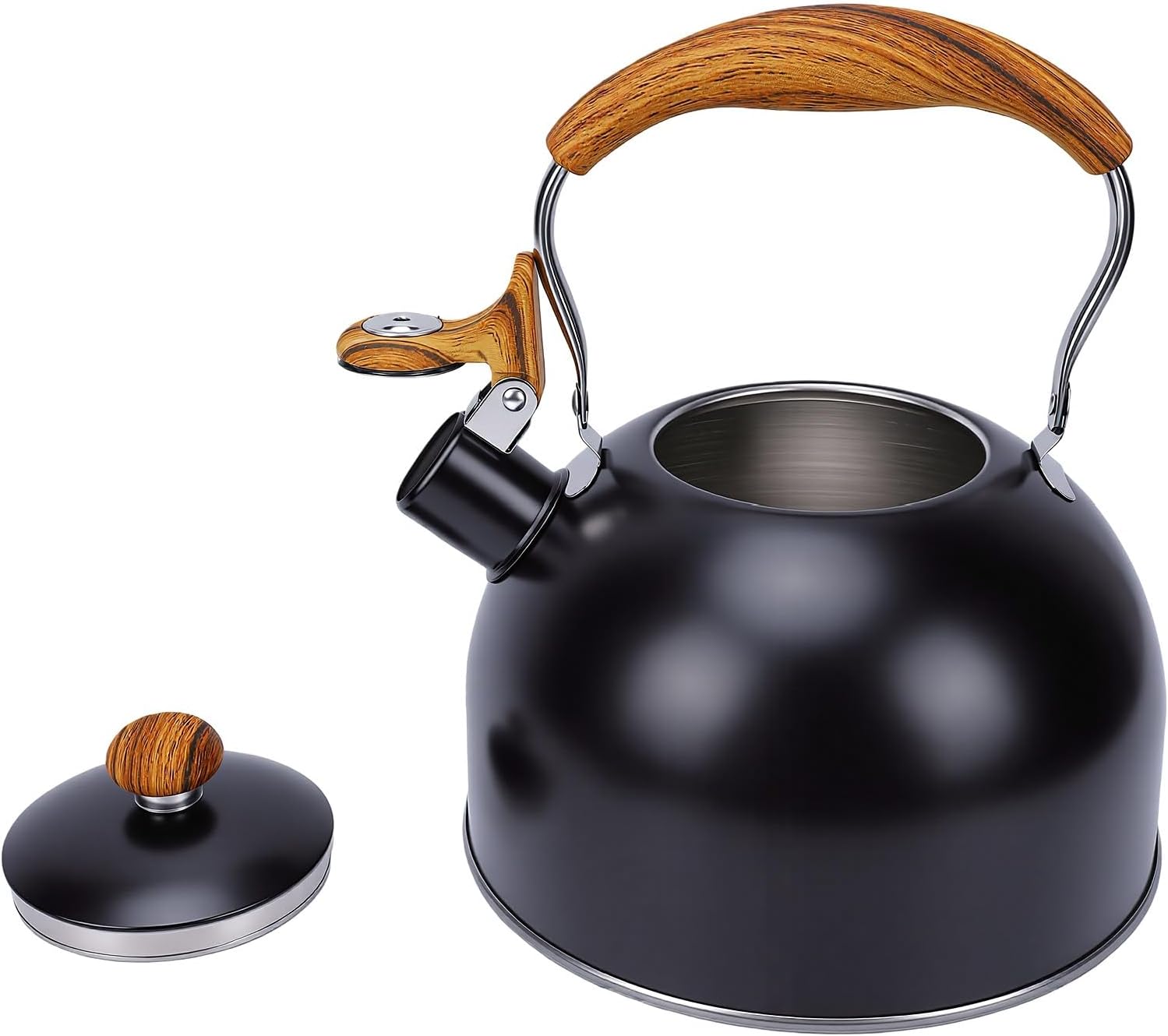 Pfeifender Teekessel 2,5 L Aus Edelstahl Für Herdplatten