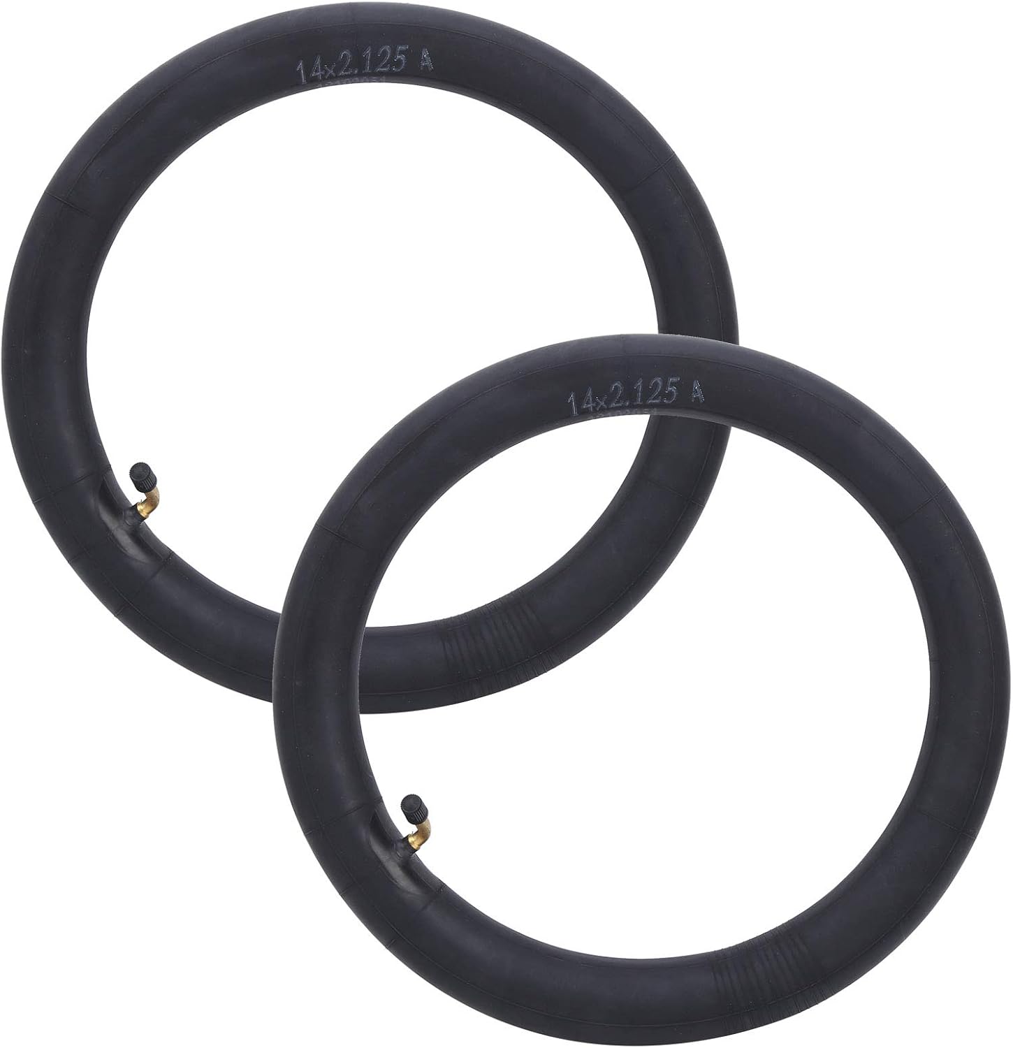 Paar Fahrradschläuche 14x2,125 Zoll, Winkelventil