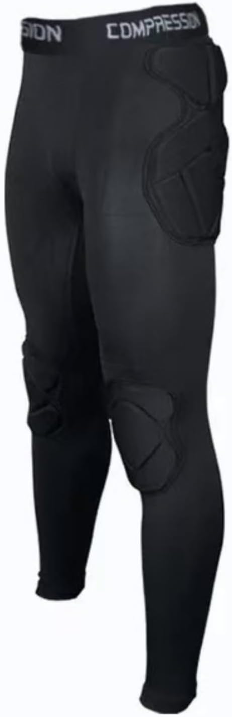 Torwarthose, Schmale Passform, Mit Verstärkten Hüften Und Knien, Elastischem Bund, Spielkleidung, Xl, Torwart-schutzhose