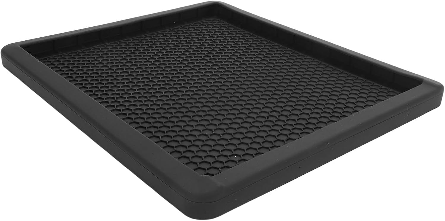 Flach, Silikonbeschichtet (schwarz)
