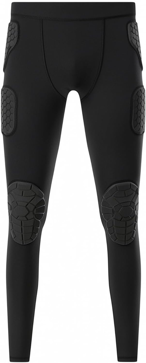 Gepolsterte Schutzhose, Größe 2, Schwarz