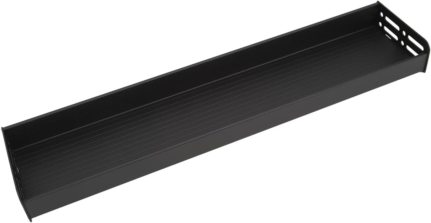 Wandmontiertes Küchenregal, Abnehmbares Ablagefach In (schwarz)