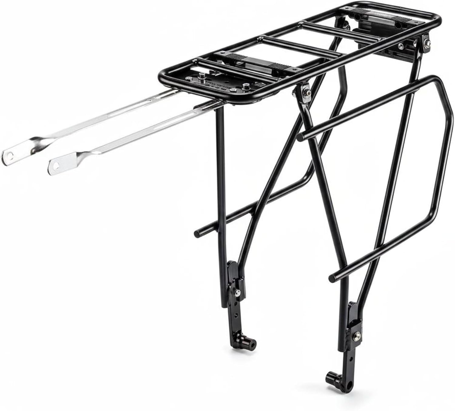 Gepäckträger Für Das Heck, Gepäckträger, Rahmengepäckträger Aus Aluminiumlegierung Mit Abnehmbarem Reflektor Und Befestigungsmaterial