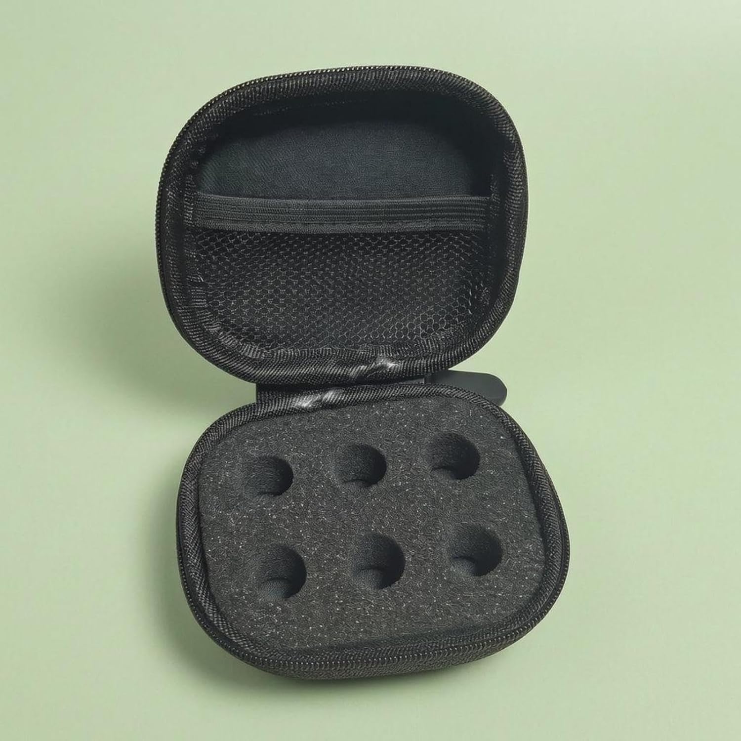 Flaschenaufbewahrungsbox Mit Mehreren Fächern, Stabile Box, Reißverschlussetui, Schaumstoffeinlage, 6 Fächer, Strapazierfähiges 1680d Oxford-gewebe, Netzfach Für Zubehör, 2-teilig