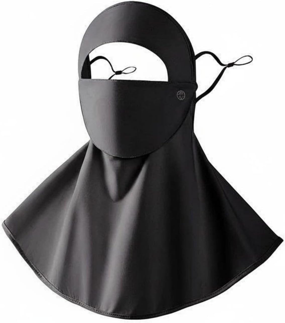 Damen-anti-frost-schal, Gesichts- Und Halswärmer, Atmungsaktives, Kühlendes Nylongewebe Mit Trinköffnung, Schwarz