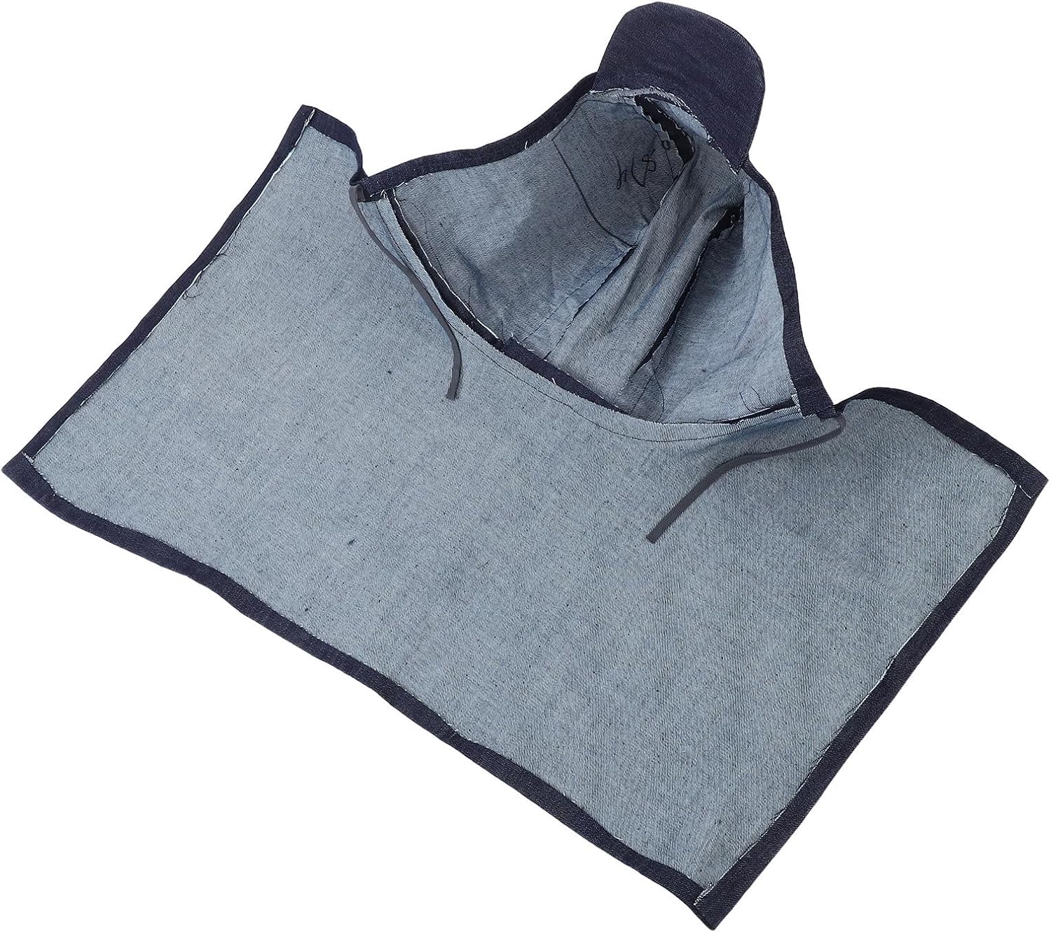 Bequeme Und Atmungsaktive Unisex-schutzhaube Aus Denim, Winddicht, Geeignet Für Sandstrahlen Und Holzbearbeitung, Mit Integriertem Visier