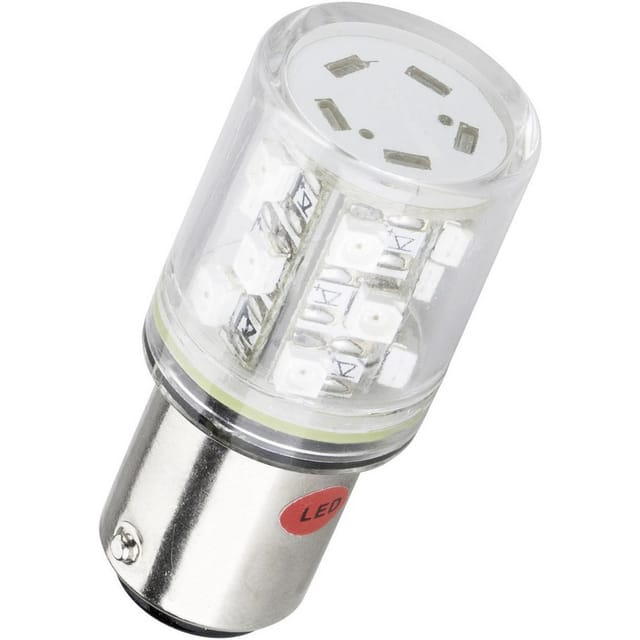52160213 Led-signalleuchte Grün Ba15d 24 V/dc, 24 V/ac 12 Lm - Barthelme