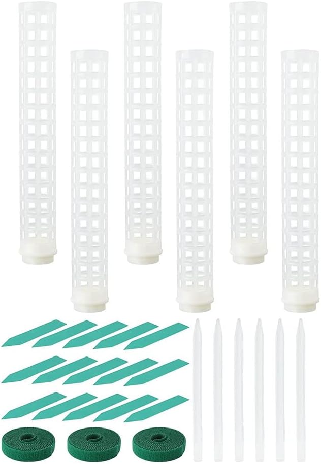 Set Mit 6 Transparenten Kunststoffpfosten, 38,1 Cm, Für Monstera-topfpflanzen
