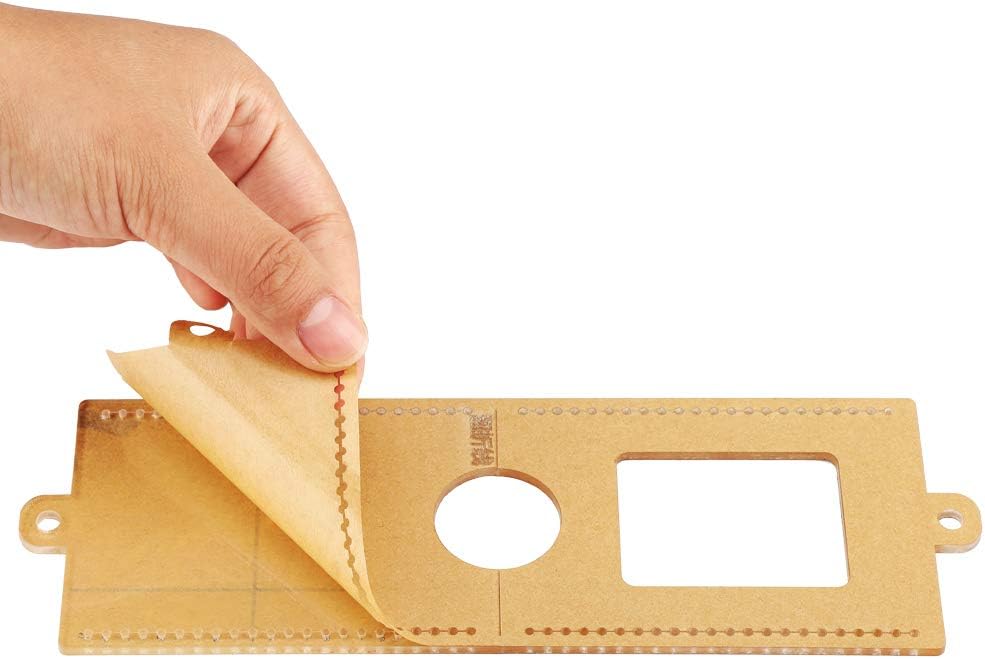 Acryl-schablonen-set, Lederhandwerk, Kartenhalter, Tasche, Bastelwerkzeug, Xby-04