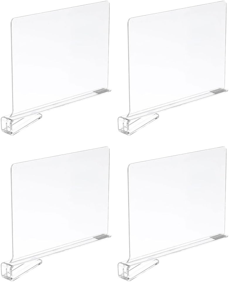 Stabiler Acryl-kleiderschrankteiler Für Handtaschen