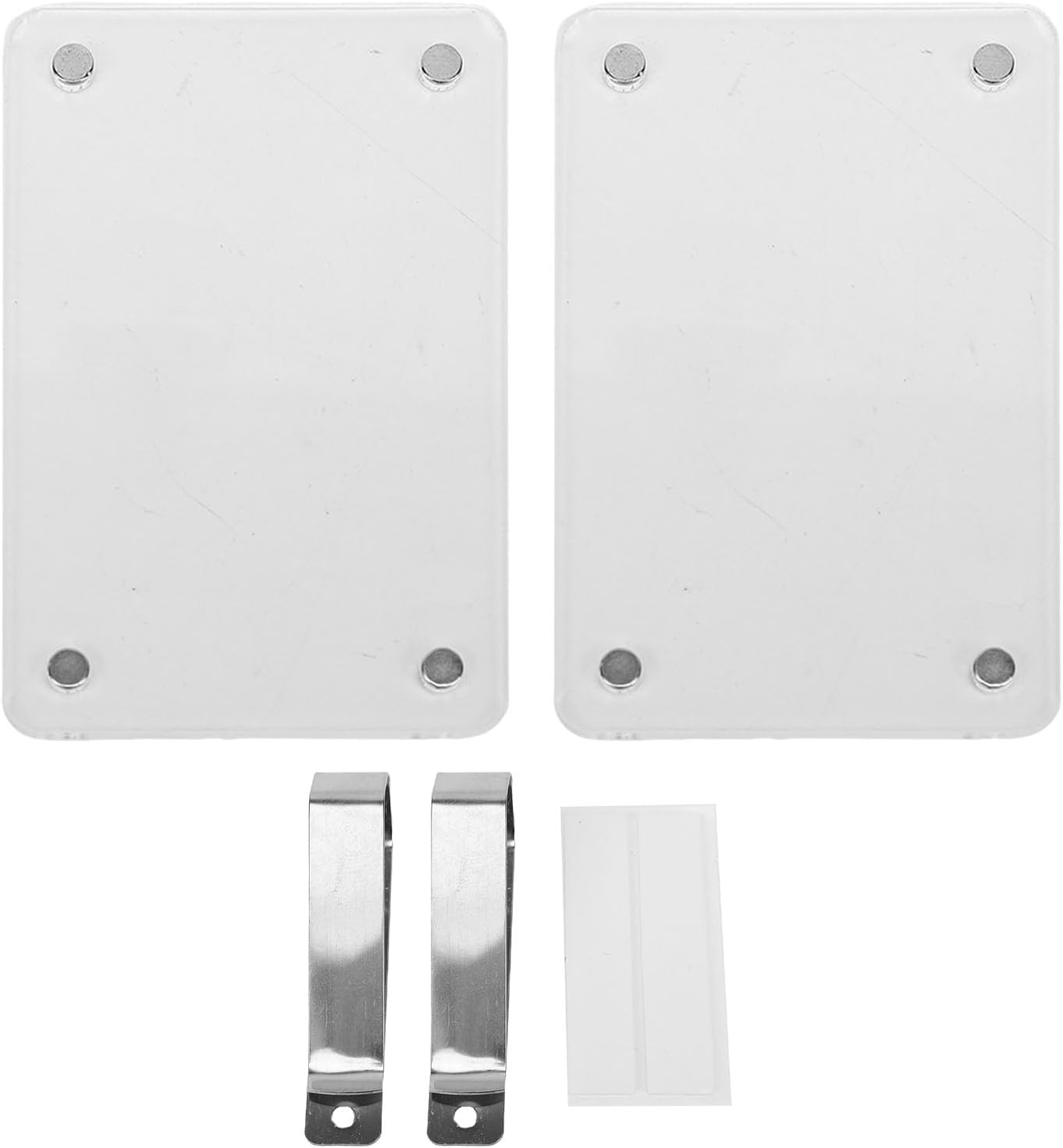 Leichter, Transparenter Magnetischer Auto-fotohalter Aus Acryl Mit Sonnenschutzfunktion Für Lkws Und Suvs