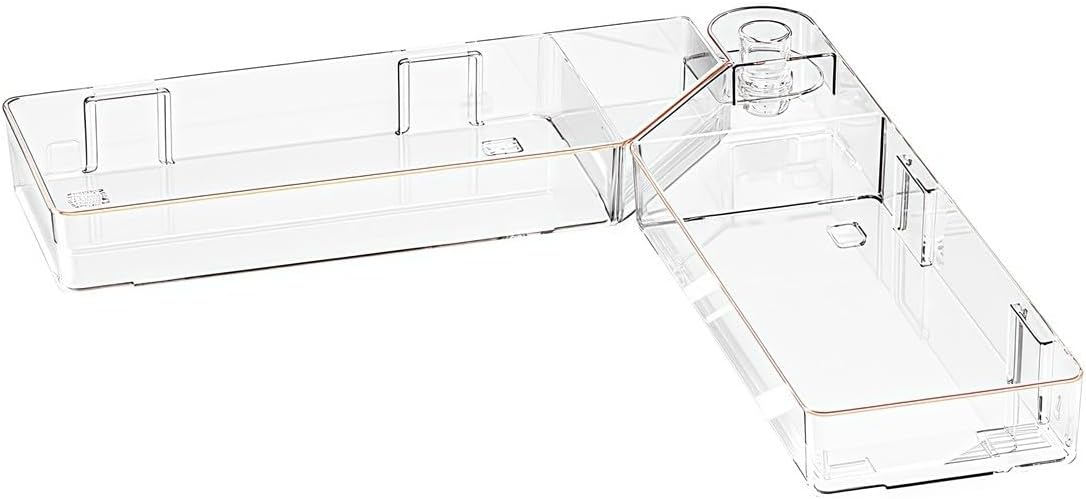 Transparentes, Rostfreies Badezimmerregal (transparent)