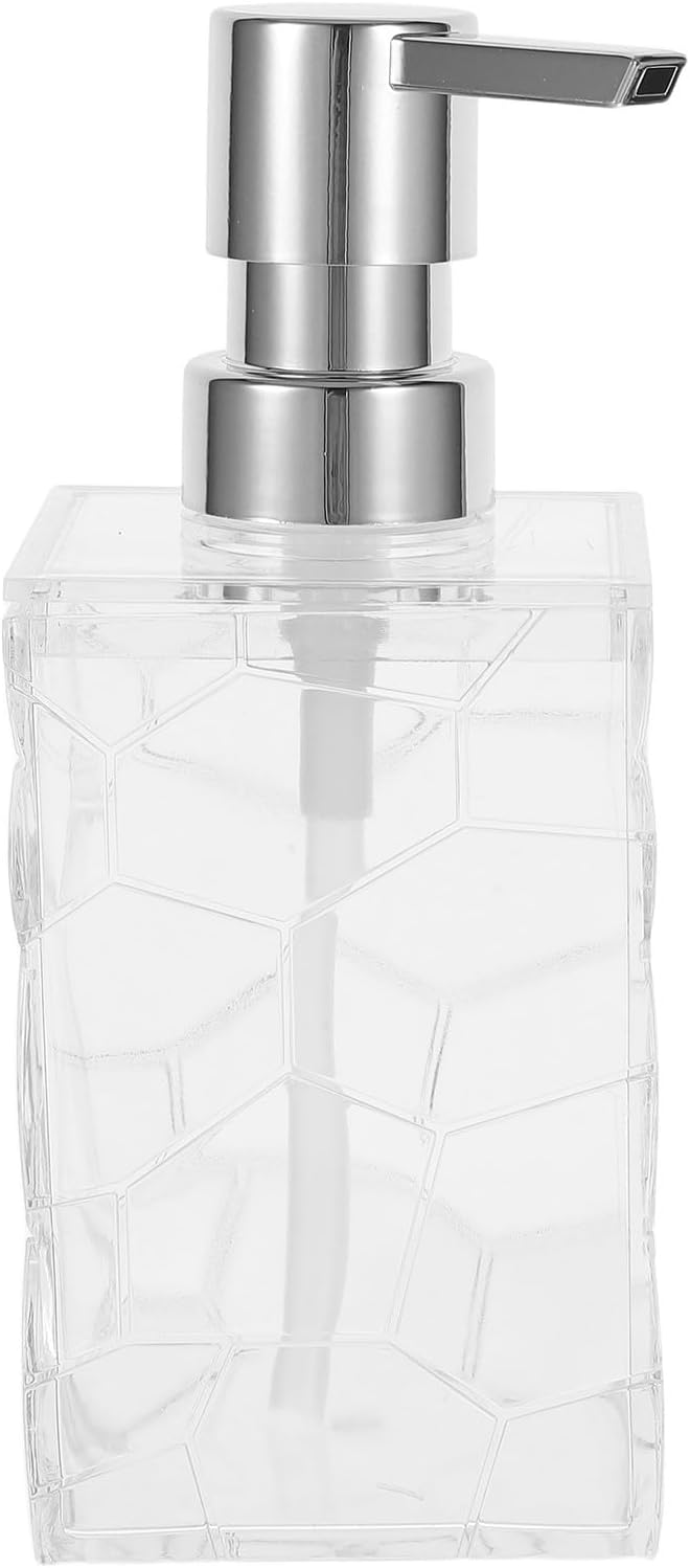 Präziser Acryl-seifenspender, Transparent, 320 Ml Pumpe