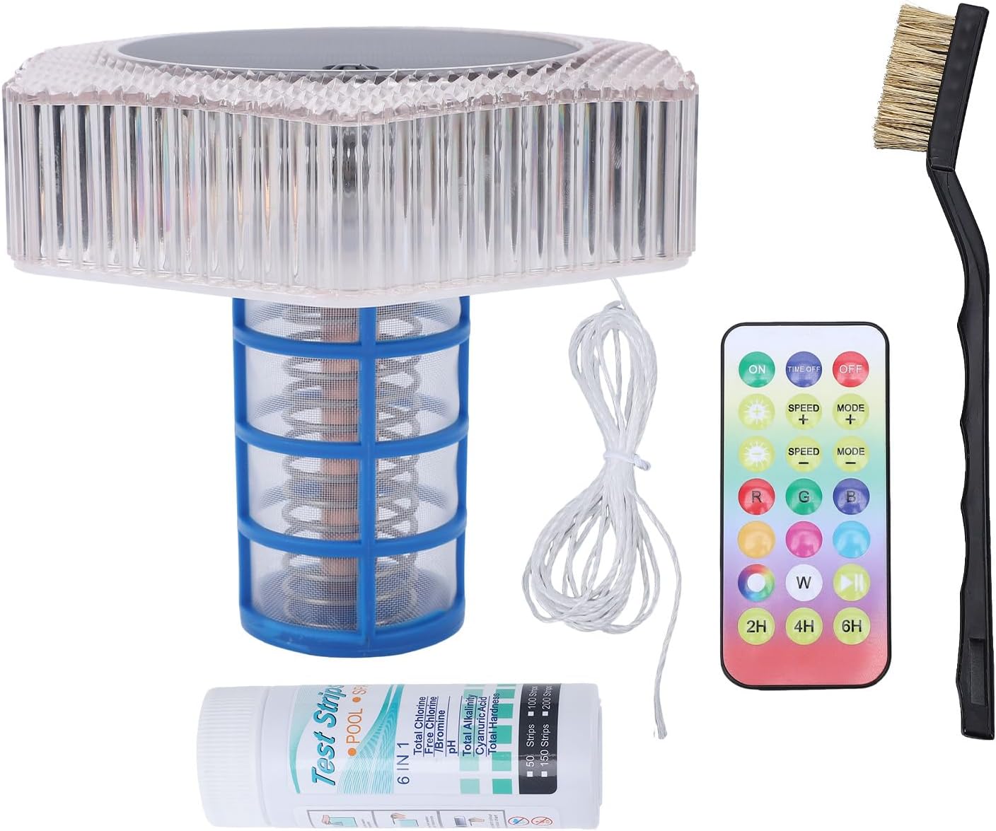 Solar-poolionisator Mit Rgb-farbbeleuchtung
