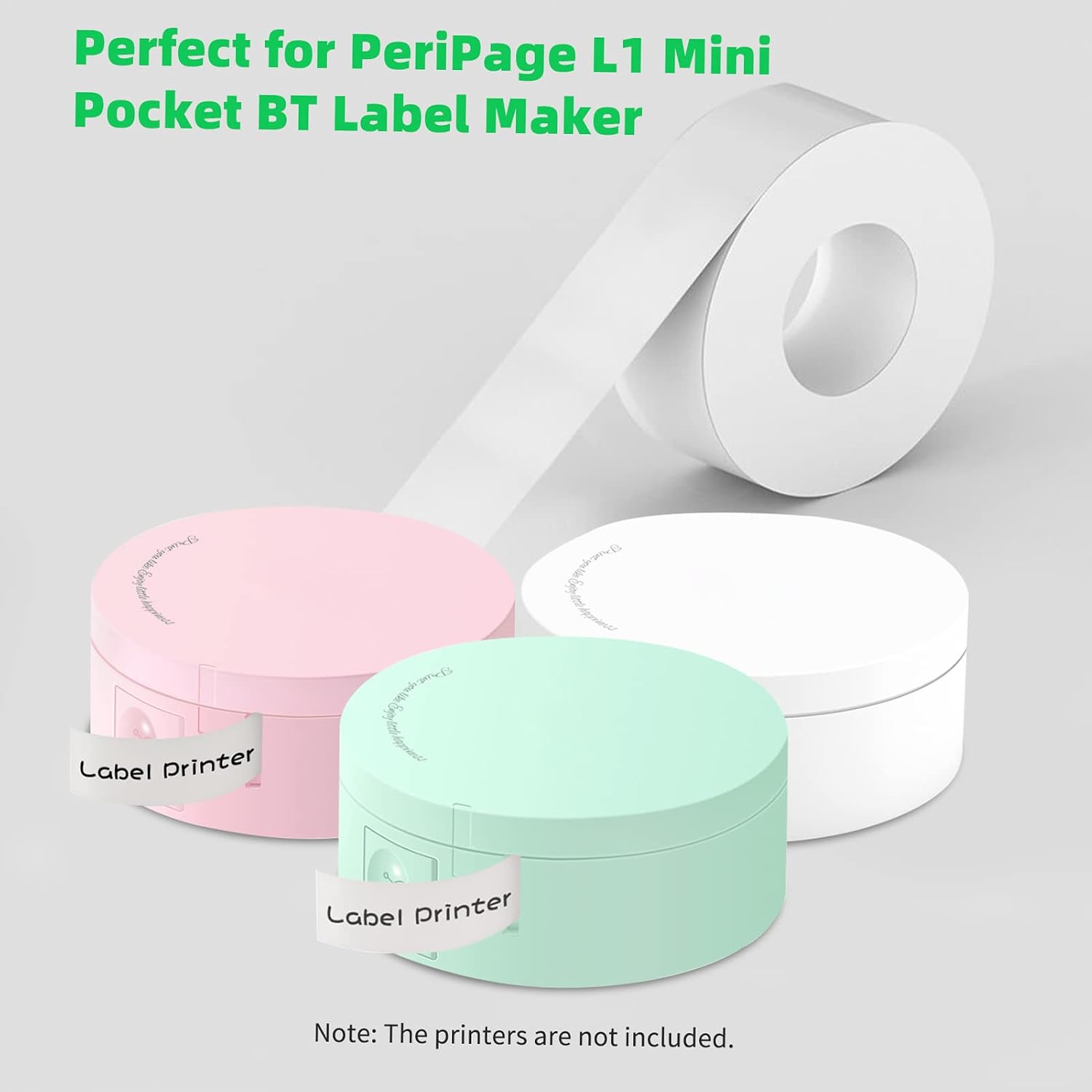 Transparentes Thermotransfer-etikettenband, 13,5 Mm X 4,2 M, Rolle