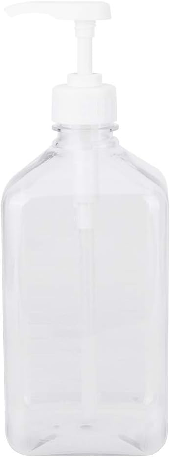 1600-ml-druckpumpen-spenderflasche Mit Spiralförmigem Verriegelungsmechanismus Und Rutschfestem Boden Für Sirup, Ketchup, Saucen Und Würzmittel