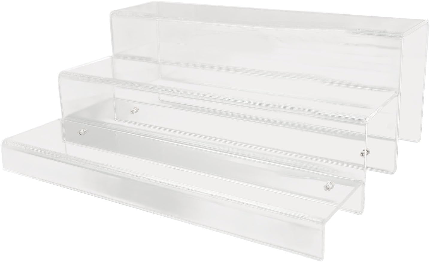 3-stöckiges Acryl-flaschenregal, Transparenter Präsentationsständer Mit Stabilen, 3 Mm Dicken Ablagen Für Weinflaschen, Cupcakes Und Sammlerstücke