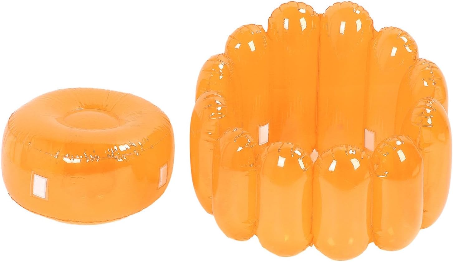 Bonbonfarbenes, Transparentes, Aufblasbares Pvc-sofa