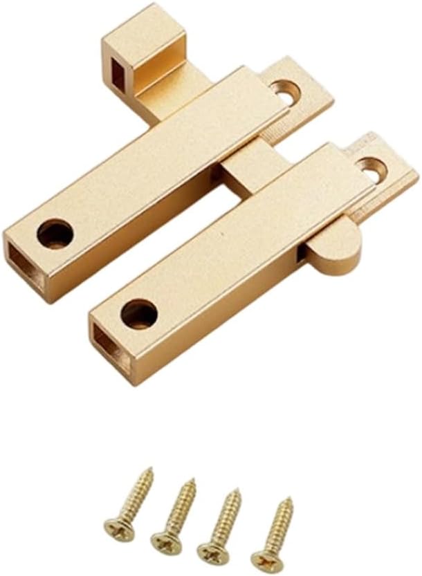 Schiebetürschloss Aus Aluminiumlegierung Für Innentüren (gold)