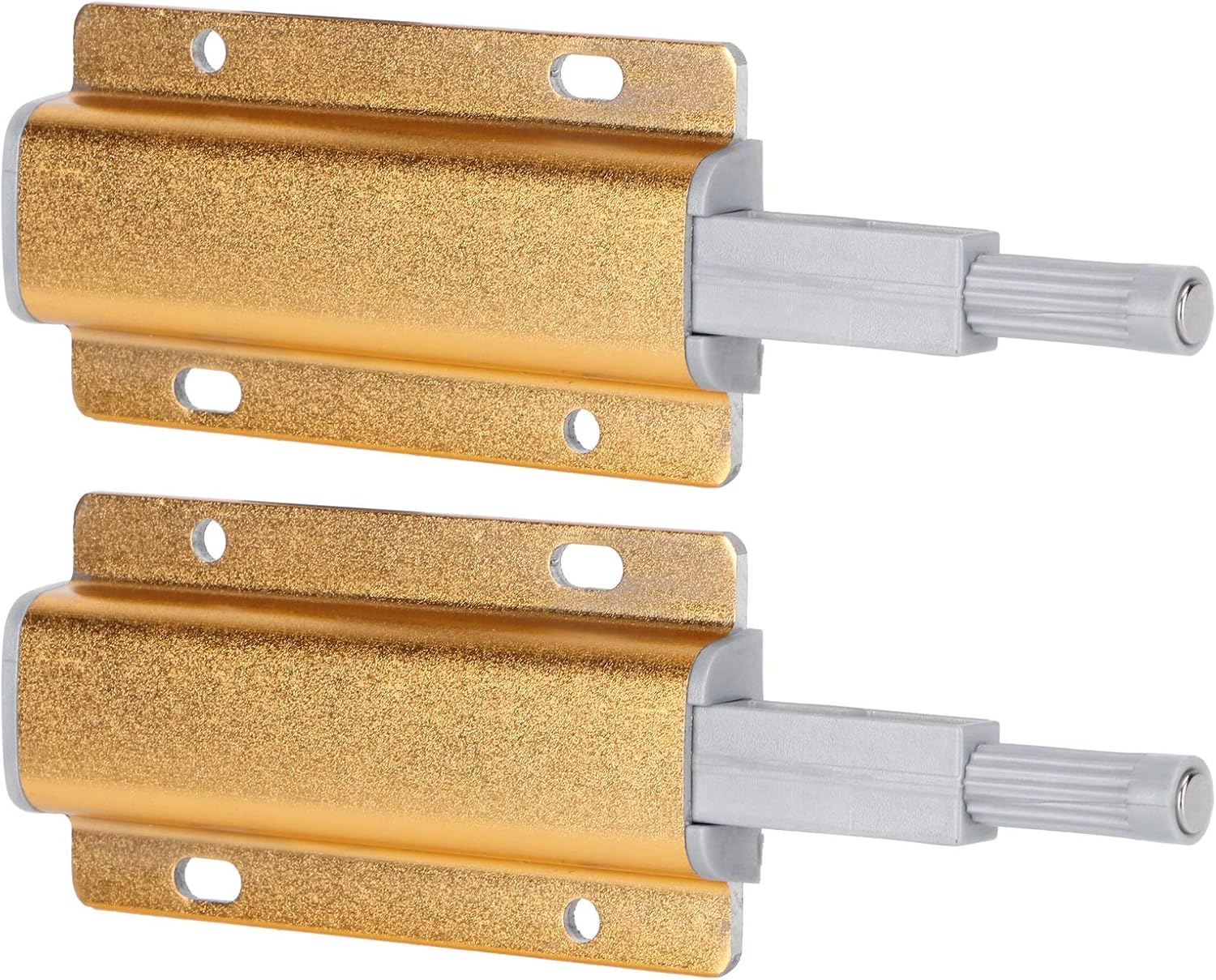 Magnetischer Druckverschluss, 2 Sets Schranktürdämpfer Mit Edelstahlbeschlägen Zur Stabilisierung Griffloser Schubladenschränke
