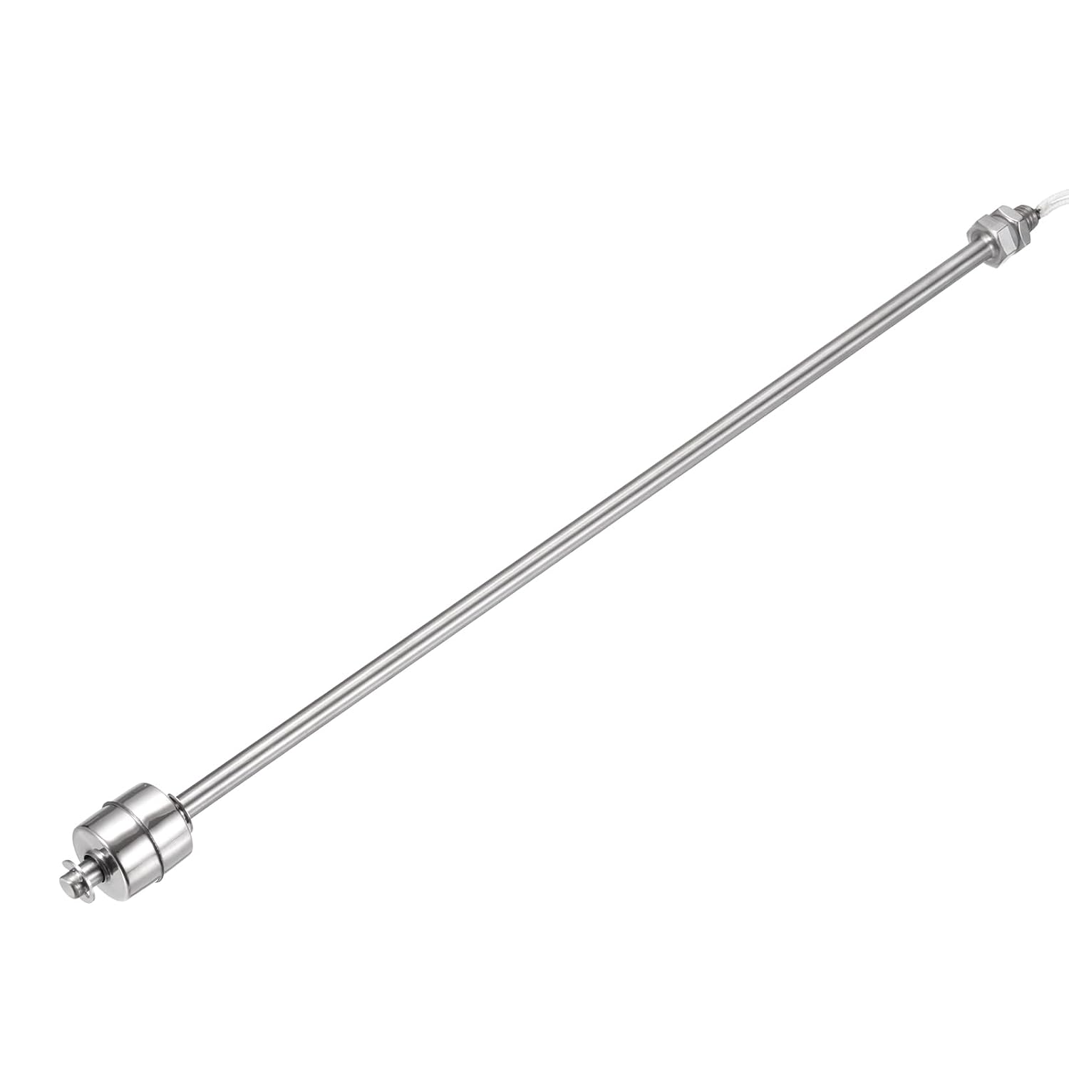 Schwimmerschalter Aus Edelstahl, 400 Mm Schaft, 110 V Dc, 0,2 A, Vertikaler Wasserstandssensor, M10-gewinde, Flüssigkeitsstandregler Für Pumpe/alarm, 1 Stück