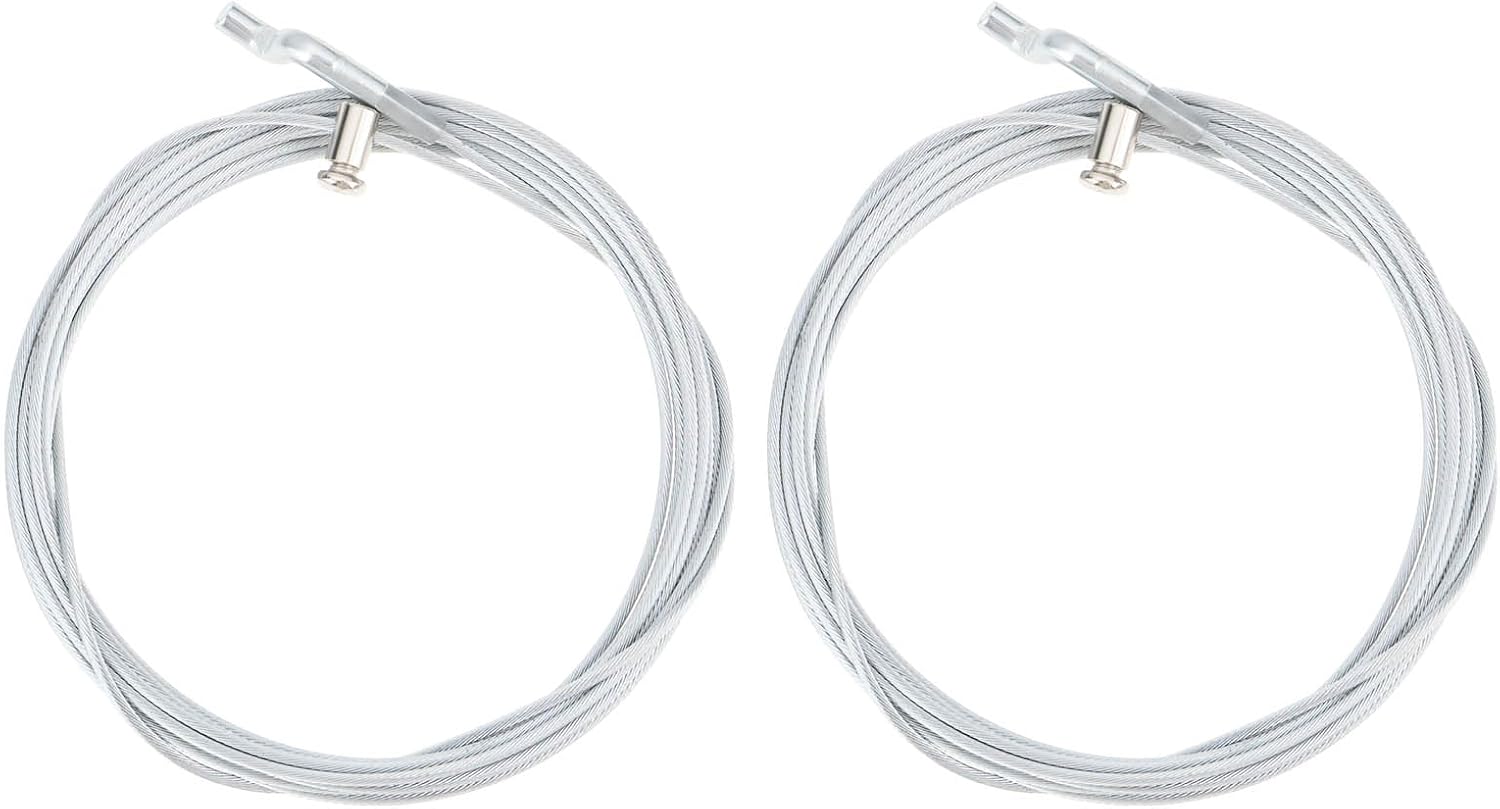 Set Mit 2 Bowdenzug-steuerkabeln Für Rasenmäher Mit Z-haken, 250 Cm, Z- Und S-hakenenden Für Motorbremse Und Radantrieb, 1,5 Mm Drahtstärke