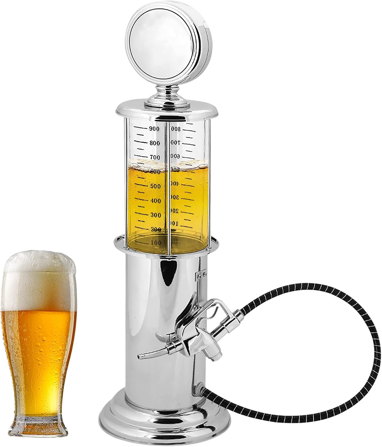 Whisky-dekanter Für Tankstellen - 1000-ml-einzelzapfanlage Für Bier, Wein, Alkohol Und Spirituosen - Geeignet Für Wodka, Rum, Wein, Tequila Oder Andere Spirituosen