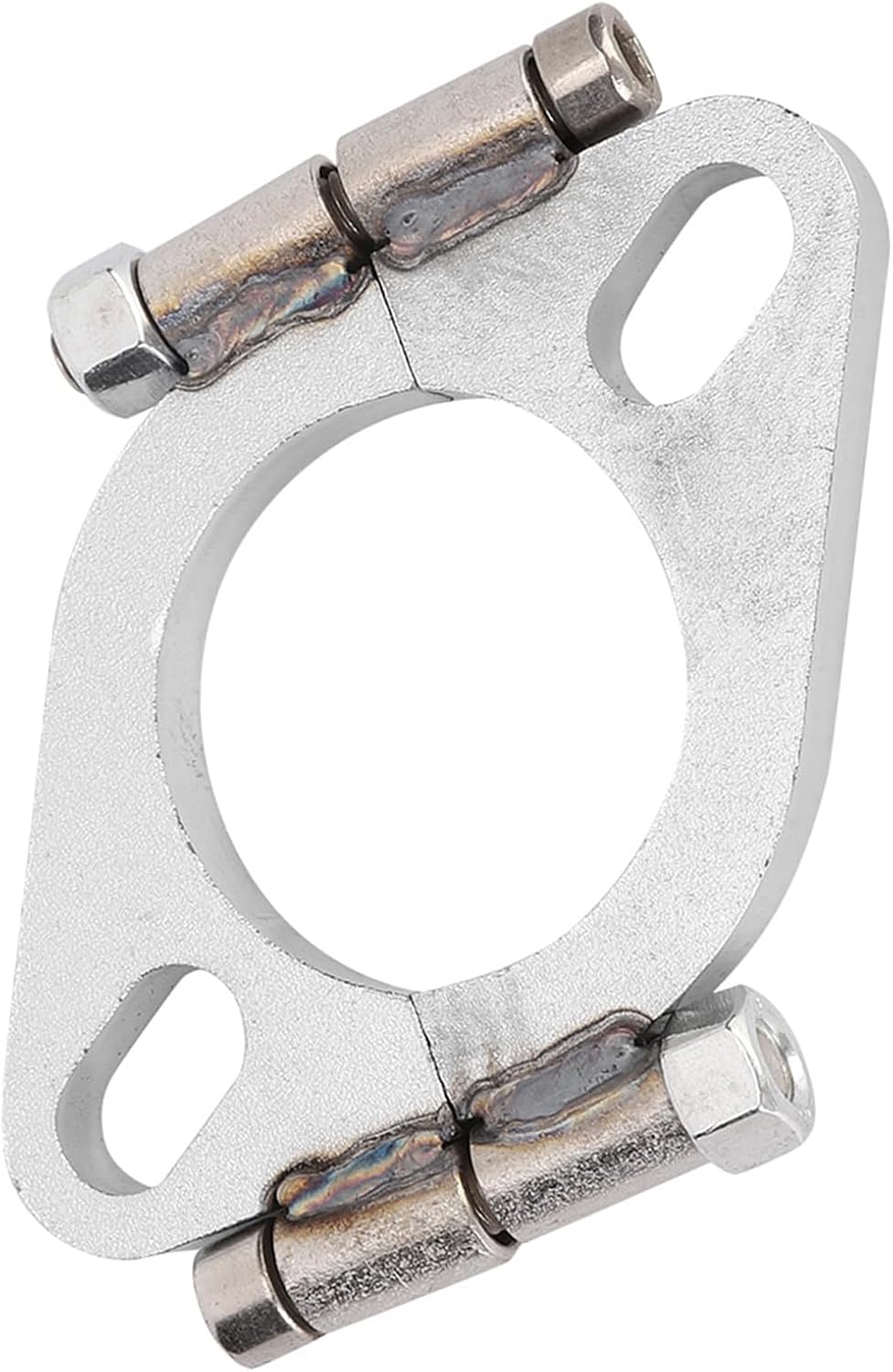 Auspuff, 2 Zoll Oval Geschlitzt, Stahlblech