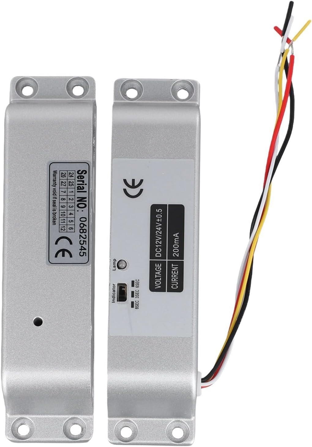 Elektrisches 12v-24v-gleichstromschloss Mit Einstellbarer Verzögerung Für Die Zutrittskontrolle