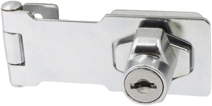 Schrankschloss Aus Zinklegierung Mit Sicherheitsschlüsseln (silber, 4 Zoll)