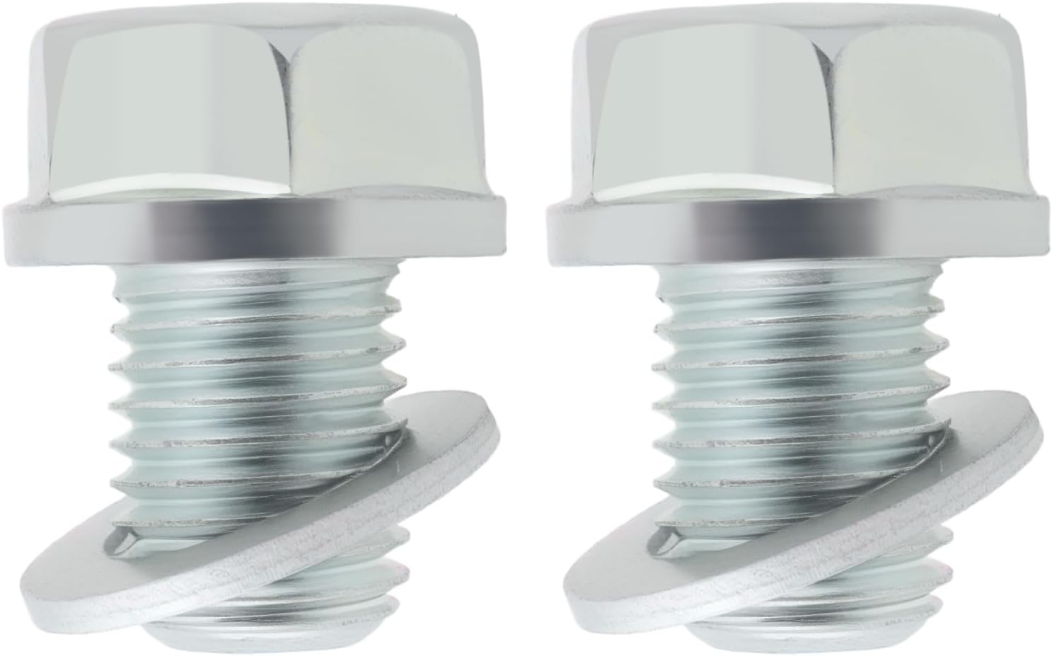 2 Motorrad-ölablassschrauben M12 X 1,5 Mit Unterlegscheibe 92800-12000 90407-259-000 Kompatibel Mit Honda Cbf600 Cbf1000 Cbr125 Cbr250 Cbr600f
