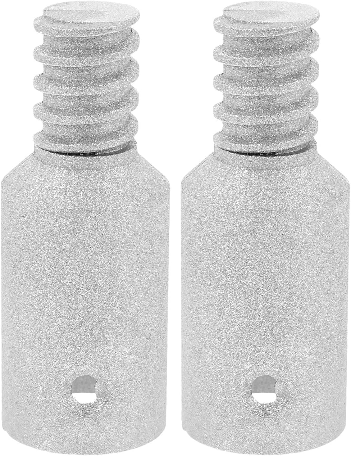 Set Mit 2 Metall-gewindegriff-endkappen Zum Austauschen, Solide Verbindung Und Einfache Montage, Geeignet Für Besen Und Mopps Für Böden Und Decken