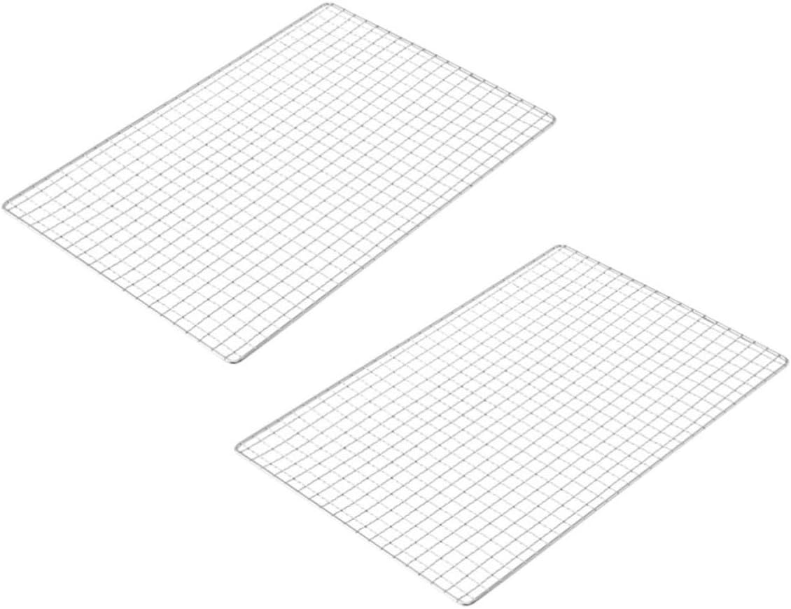 2-teiliger Edelstahl-grill, Glatte Oberfläche