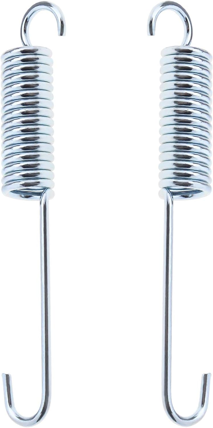 2 Stück Federlänge 12 Cm Hauptstütze Motorrad-seitenständer Metallfeder Silberfarben