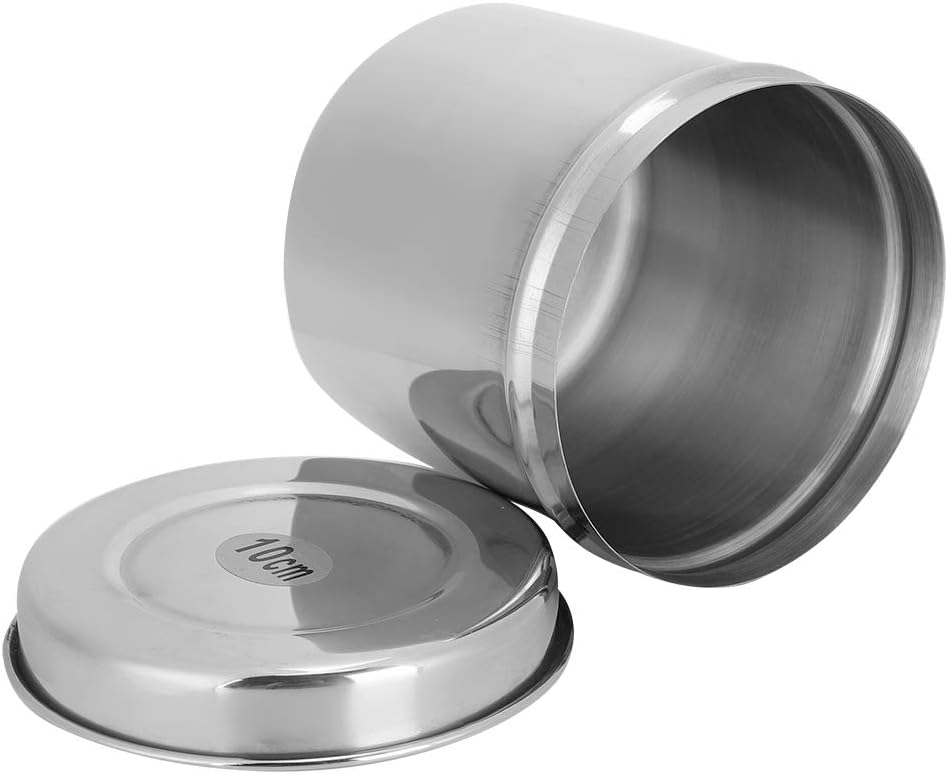 Edelstahl-wattestäbchen Mit Deckel Für Wattebällchen, Gaze, Salbe, Krankenhaus, Salon, Langlebig, Rostfrei, Leicht Zu Reinigen