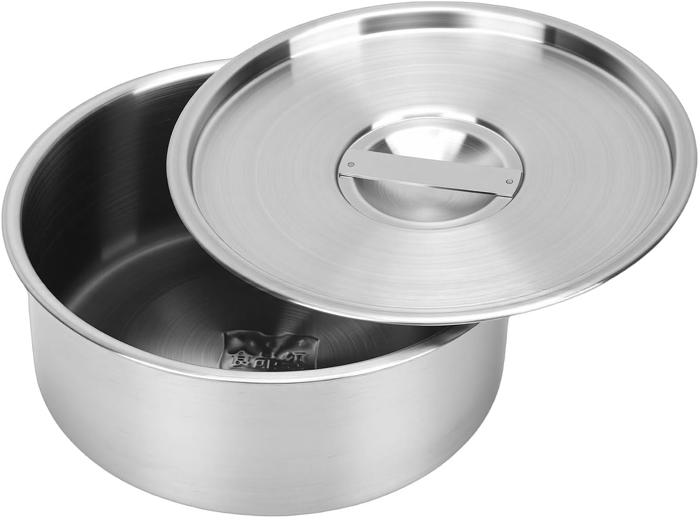Dampfgarer Aus Edelstahl Mit Deckel, Verdickter Reisgarer, Küchenutensil, Suppenschüssel Für Obstsalat, Dessert, Ideal Für (15 Cm)
